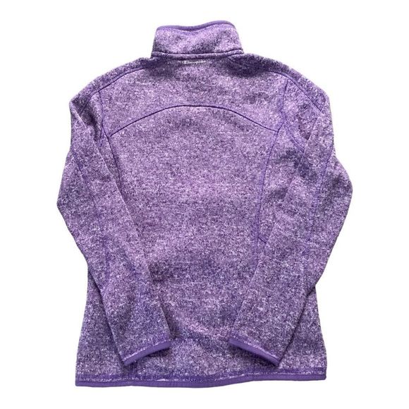 Womens Champion Purple Full Zip Long Sleeve Fleece Jacket - Picture 2 of 4